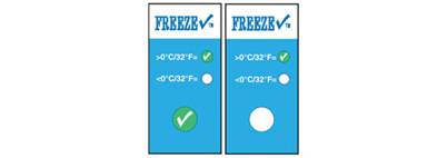 Model 54000 Freeze Check Thermolabels