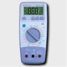 顯 示 器：最大顯示數(shù)1999，字高20mm;可以測(cè)量:直流電壓;交流電壓;直流電流;交流電流;電阻;電容,頻率;溫度,占空比;帶蜂鳴器通斷測(cè)試;二極管測(cè)試;晶體管hFE測(cè)試. 