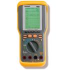 DMM-740  萬(wàn)用示波表。取樣率：20 M/秒。記錄長(zhǎng)度：256 所有模式。取樣 / 刻度：20 點(diǎn)（pixels)。帶寬：1 MHz。解析度：8 Bits。單通道。最大輸入電壓：1000 Vp-p
 
 

 

 