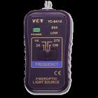 YC-6410   光源表.使用紅外線LED,波長范圍: 850nm,頻率選擇模式: 270Hz / 1KHz / 2KHz / CW.輸出功率: CW-18dBm
,光功率輸出不確定度: ± 0.5dB.穩(wěn)定度(25℃ & 5分鐘熱機(jī)): 0.1dB / 8hrs.低電力指示燈,連接器:ST,FC,SC,或其它
 
