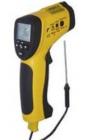 二合一測溫儀 DT-8833 量程范圍：非接觸紅外測溫儀，內(nèi)置式激光瞄準(zhǔn)測量溫度可達(dá)-50~800℃；外接K型熱電偶范圍-50～1370℃；距離與目標(biāo)尺寸比為13：1；℃/℉可轉(zhuǎn)換和自動關(guān)機(jī)功能

