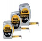 POWERLOCK公制卷尺,鍍鉻殼體具有抗強(qiáng)烈沖擊功能。拇指控制鎖定裝置。鋼帶經(jīng)過(guò)充分熱處理并附有耐磨損邁拉涂層，延長(zhǎng)使用壽命10倍以上。  
