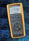 Fluke 287 真有效值電子記錄多用表  超大 50,000 計(jì)數(shù)、? VGA 顯示屏，具有白色背光。 同時(shí)可以顯示多組測(cè)量信息?？梢詼y(cè)量高達(dá) 10A 的電流（20 A，持續(xù) 30 秒；10A，連續(xù)測(cè)量） 100 mF 電容量程   溫度功能

