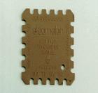 Elcometer 154塑料濕膜梳 ABS塑料材質(zhì)，Elcometer 154塑料濕膜梳為一次性使用的測(cè)量器具，針對(duì)ISO或用戶(hù)要求記錄濕膜厚度。每片濕膜梳上有公制和英制二種量程，一面為50~800μm，另一面為2~32mils。


