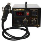 ·傳感器閉合回路控制，溫度精確穩(wěn)定,可安全拆焊QFP,PLCC,SOP,BGA

  等對溫度敏感的元器件。

·智能冷卻系統(tǒng)，工作完畢關(guān)機(jī)后延時(shí)送風(fēng),風(fēng)溫低于100℃后自動切斷電源。

·采用原裝進(jìn)口發(fā)熱絲，升溫快速，使用壽命長，焊接安全性能好，溫度恒定可調(diào)。

·采用原裝進(jìn)口氣泵、低振動、無噪音設(shè)計(jì)、保持工作環(huán)境的清靜。

·設(shè)計(jì)溫度采用數(shù)碼LED顯示，使操作更方便。

·防靜電設(shè)計(jì)，防止因靜電及漏電而損壞PCB板。
