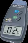 測量范圍：5%～40%
分辨力：1% 
電源：單個9V電池
尺寸：126×70×29mm
讀值鎖定， 兩針采樣
