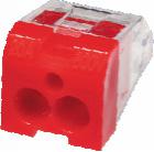 產(chǎn)品指標(biāo)

· 適合線號(hào)＃18－＃12

· 無(wú)需絞合

· 低插入力，適合快速操作

· 透明外殼，便于檢查

· 符合UL467要求的接地與連接應(yīng)用

· 通過(guò)CSA認(rèn)證（600V）

· 額定溫度105°C

· 通過(guò)測(cè)試孔可測(cè)量電壓和導(dǎo)通性

· 高強(qiáng)度絕緣尼龍外殼

· 鍍鋅彈簧片，抗腐蝕

