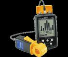 使用非直接接觸電壓傳感器即可探測出通信線·電源線的噪音  
?分別頻率帶的噪音程度、實際表示在水平儀上 
?使用鉗式電壓傳感器探測Common mode的噪音 
?可內(nèi)部儲存64、000個測量數(shù)據(jù)和時間 
?主機配置存儲器，利用USB接口可將數(shù)據(jù)傳入計算機

